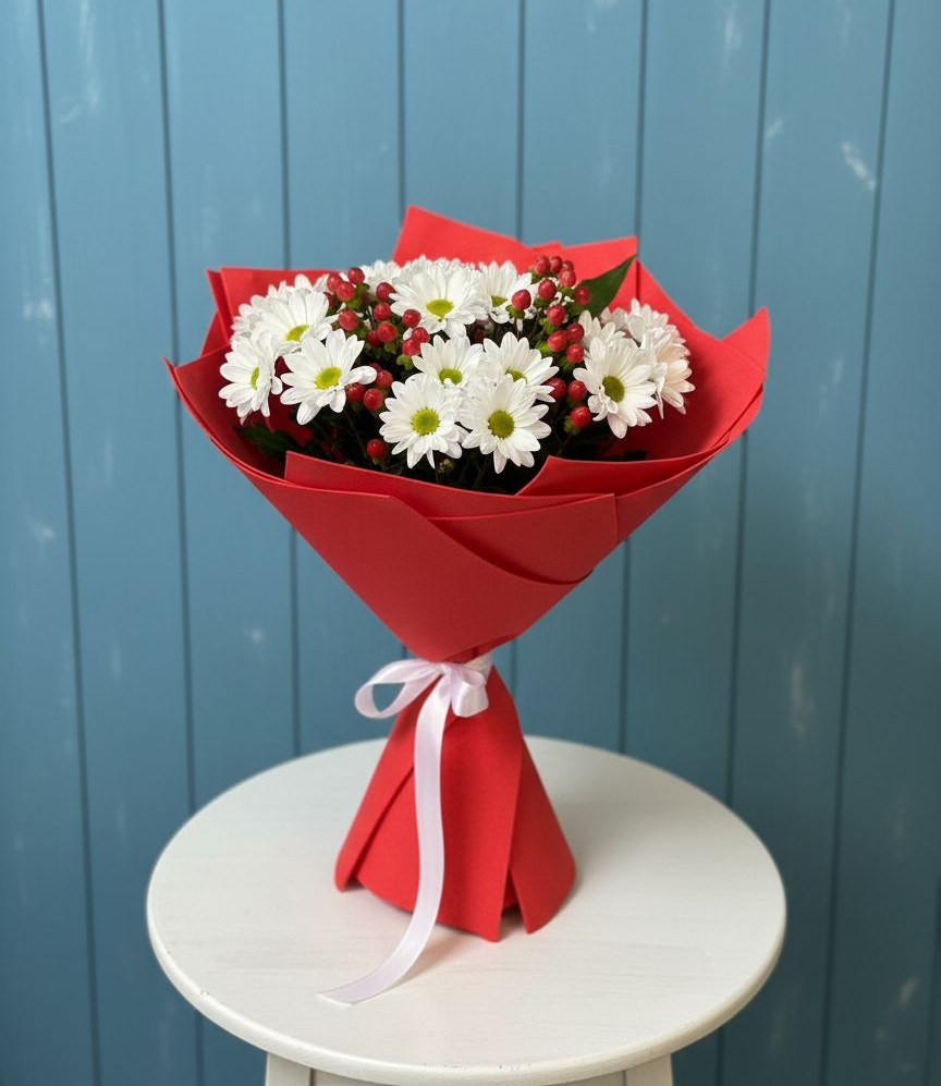 Букет цветов из: Хризантемы в Скопине