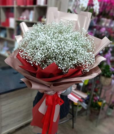 Букет цветов из: Гипсофила в Скопине