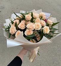 Букет Кремовые розы Латте в Скопине