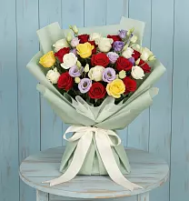 Букет цветов из:  Розы в Скопине