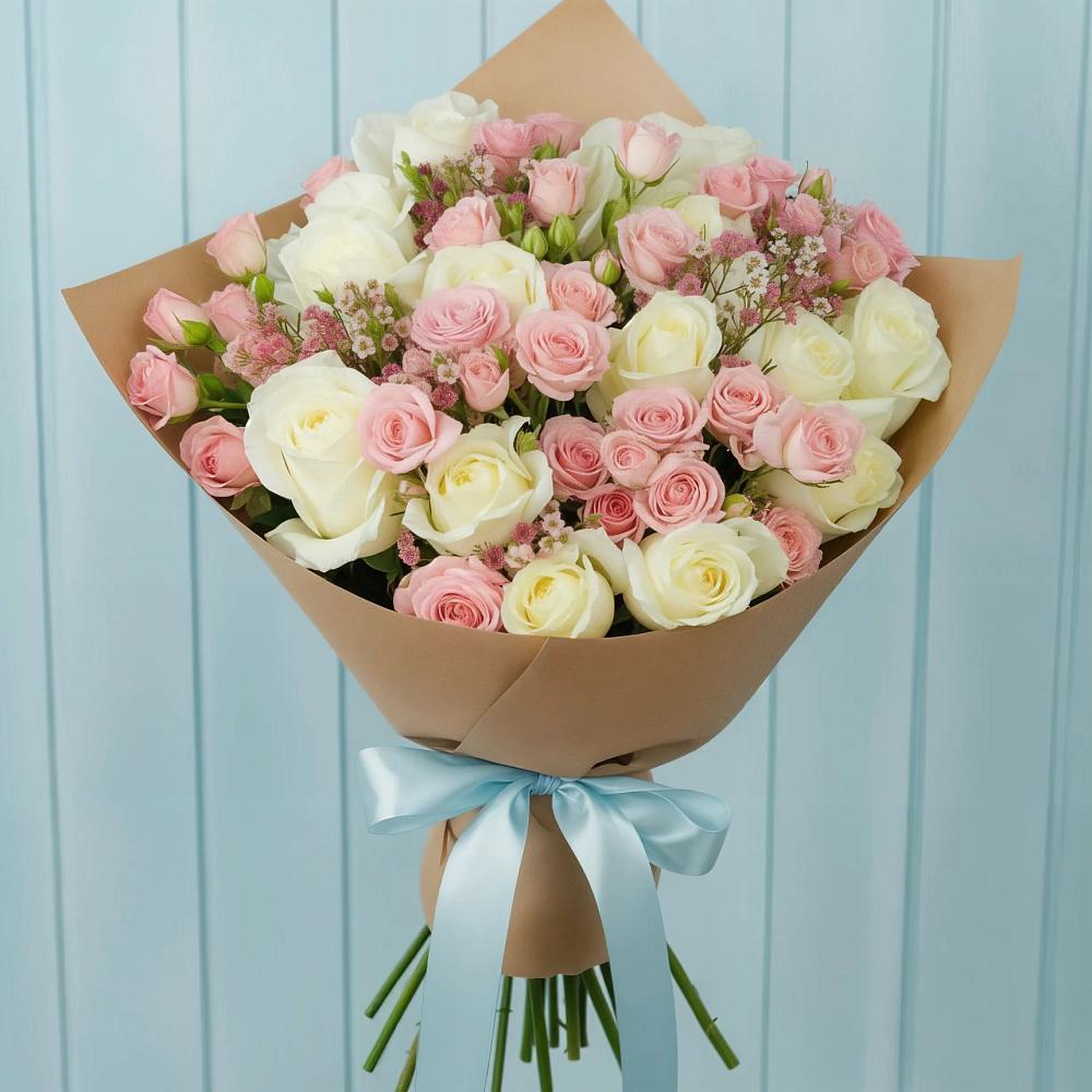 Букет цветов из: Розы в Скопине