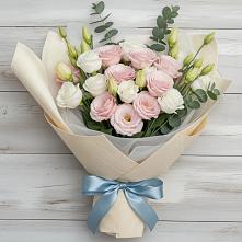 Букет цветов из:  Лизиантусы #REPLACE_PRED# Скопине