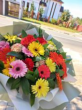 Букет цветов из:  Герберы #REPLACE_PRED# Скопине