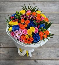 Букет цветов из:  Розы и Хризантемы в Скопине