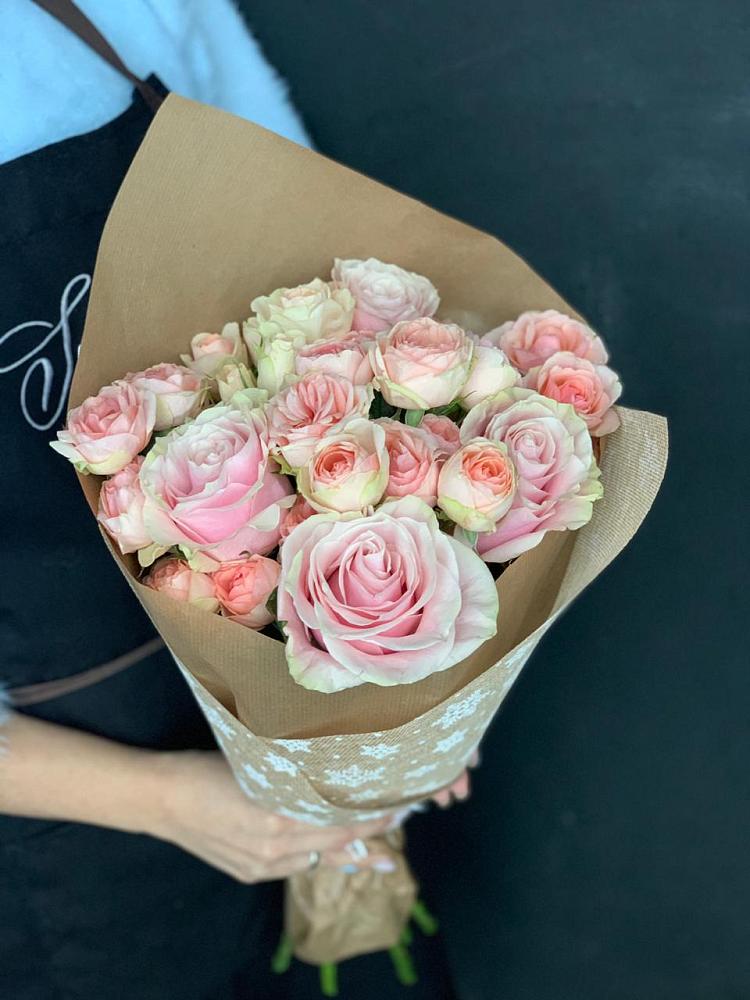 Букет цветов из: Хризантемы и Розы в Скопине