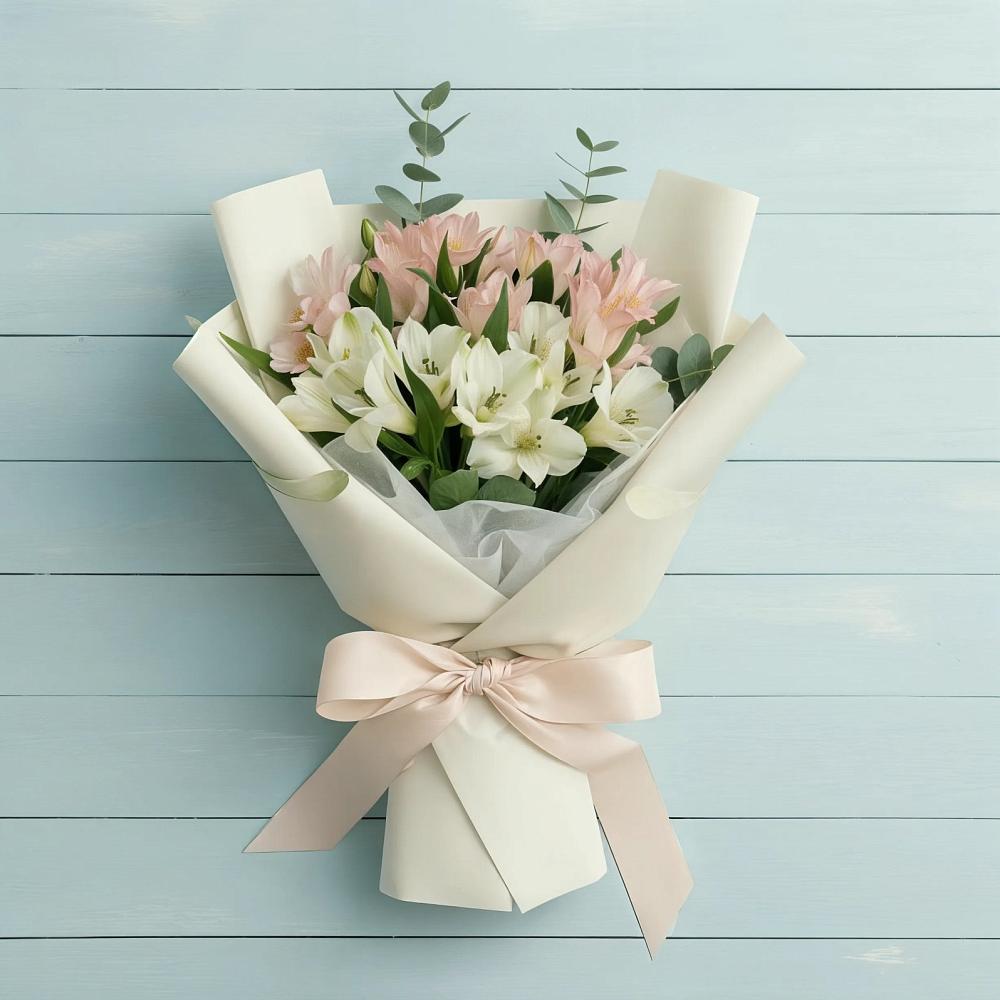 Букет цветов из: Альстромерии в Скопине