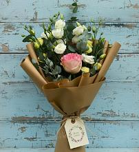 Букет цветов из:  Розы и Лизиантусы в Скопине