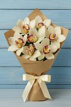 Букет цветов из:  Орхидеи и Розы в Скопине
