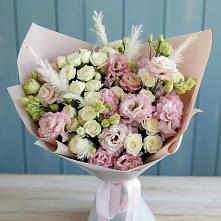 Букет цветов из:  Альстромерии и Розы в Скопине