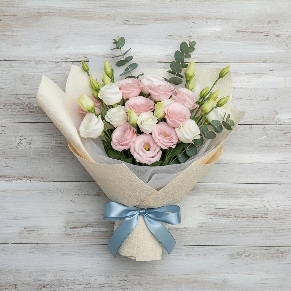 Букет цветов из: Лизиантусы в Скопине